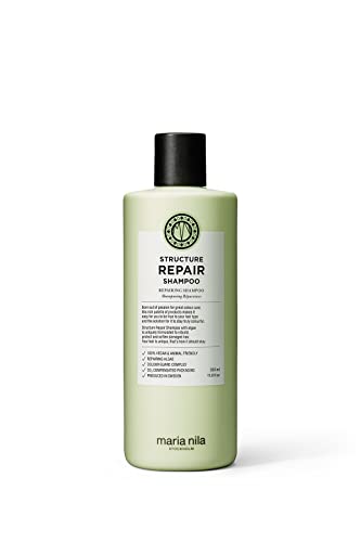 Maria Nila Structure Repair, Shampoo 11.8 Fl Oz, For Damaged & Chemically Treated Hair, Algae Extract Rebuilds & Moisturizes, 100% Vegan & Sulfate/Paraben free