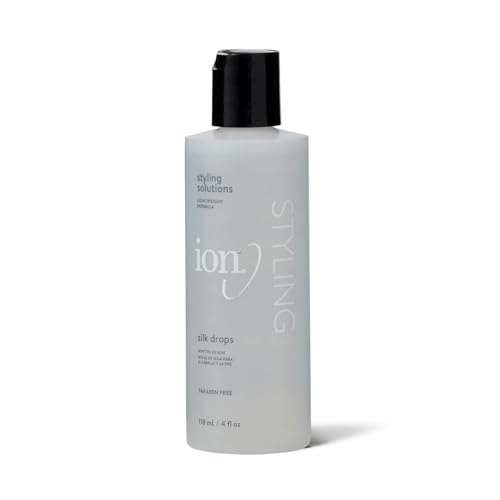 ion Silk Drops Hair Serum with Silk Protein - 4 fl oz