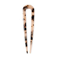Sleek Chignon French Hair Pin - Tortoise Pattern
