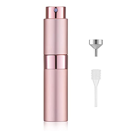 LISAPACK 8ML Travel Perfume Atomizer Spray Bottle - Refillable Pink
