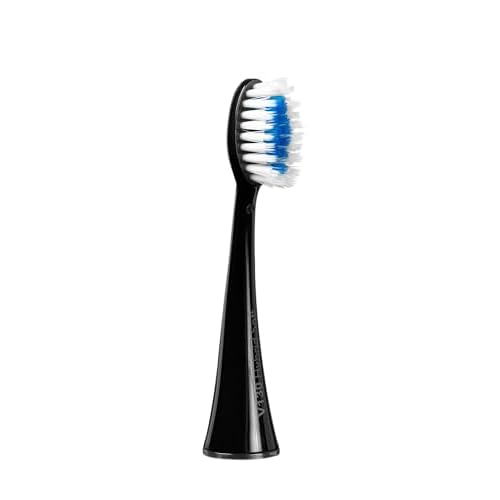 PRO-SYS¢ç Black VarioSonic¢ç Electric Toothbrush Replacement Heads (V130 Hybrid Soft), Burst Brush Head, Pack of 3