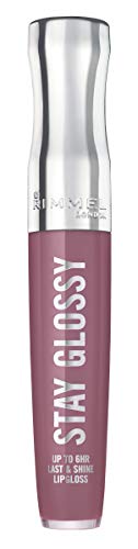 Rimmel Stay Glossy Lip Gloss Bundle - 2 Shades, 0.18oz Each