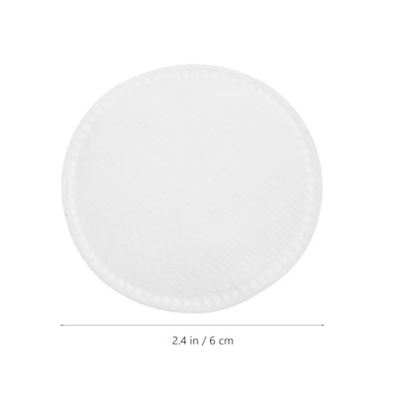 60Pcs Cotton Makeup Remover Pads - Soft Disposable Rounds