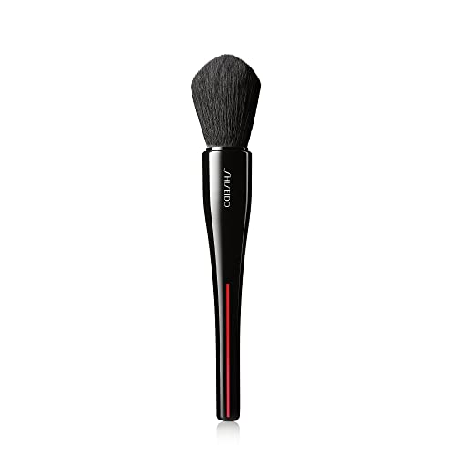 Shiseido MARU FUDE Multi Face Brush - Contouring Brush for Blush, Bronzer, Highlighter & Setting Powder - High-Performance, Synthetic Bristles - Made in Japan