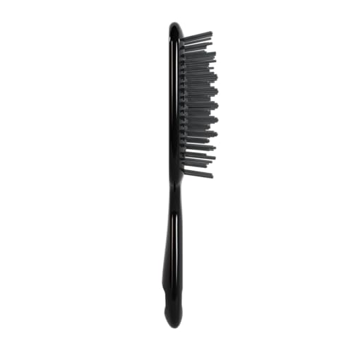 FHI Heat UNbrush Detangling Brush for Pain-Free Brushing on All Wet or Dry Hair Types — Durable DuoFlex Anti-Static Bristles, Lightweight Handle, Vented Hair Brush, Grey