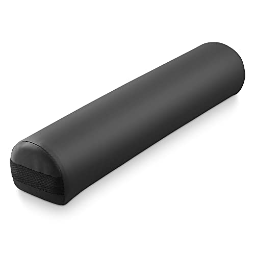 Saloniture 3/4 Round Massage Table Bolster Knee Pillow 26" - Black