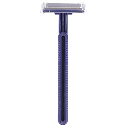 McKesson Disposable Razors [100 Count] ? Twin Blade Bulk Shaving Razors for Men & Women, Stainless Steel, Blue, Single-Use for Medical Clinics, Tattoo, Travel, Camping & Salon Care
