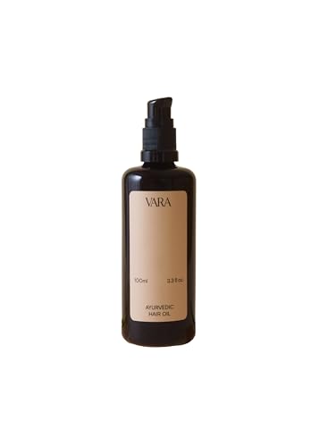 Vara Ayurvedic Hair Oil 3.3 Fl Oz Herbal Scalp & Hair Treatment for Shine & Strength