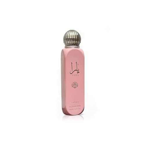 Lattafa Yara All Over Spray 150ml (5.07 oz) ? Floral Scent for Women | Tangerine, Heliotrope, Gourmand Accord & Sandalwood | Long-Lasting Fragrance for Body, Hair & Clothes
