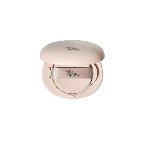Minimerry Long Wear Cushion Foundation #23 SAND 13 g / 0.45 oz, Matte Finish Korean Makeup, Full Coverage & Semi Matte, 5 Shades for All Skin Tones