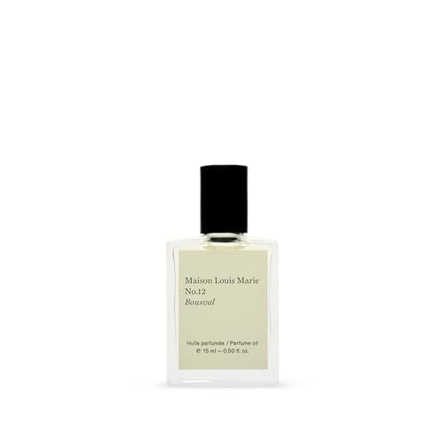 Maison Louis Marie - No.12 Bousval Natural Roll-On Perfume Oil | Luxury Clean Beauty + Non-Toxic Fragrance (0.5 fl oz | 15 ml)