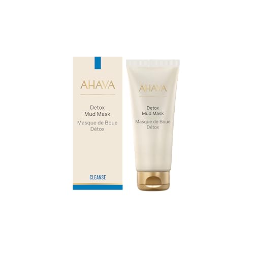 AHAVA Cleanse Detox Mud Mask - Dead Sea Mud-Based Mask to Maintain Your Skin¡¯s Wellness & Radiance, Contains Kaolin, Hyaluronic Acid, OsmoGuard¢â- ¡®Urban Shield¡¯ Patent & Exclusive Osmoter¢â, 3.4 fl.oz