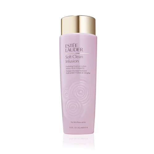 Est?e Lauder Soft Clean Infusion Hydrating Skin Essence Face Lotion Toner with Amino Acid + Waterlily, 13.5 Fl Oz