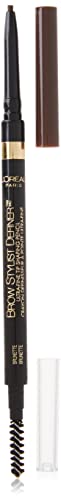 L'Oreal Paris Brow Stylist Definer Waterproof Eyebrow Pencil, Brunette