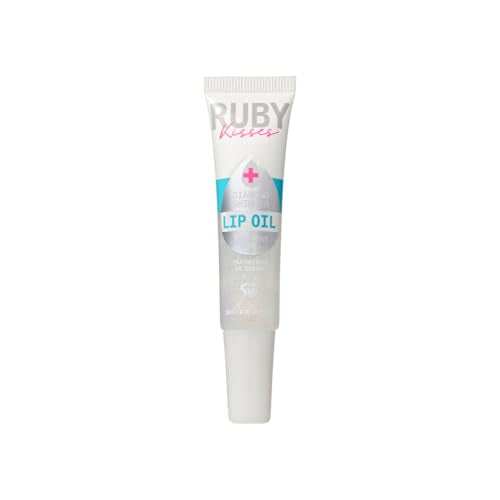 Ruby Kisses Hydrating Lip Oil Gloss with Diamond Shimmer 3 Pack