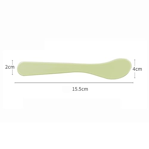 30 Pack Cosmetic Spatula for Makeup Face Mask, Plastic Spoon Disposable Beauty Tools, 6.1"x 1.57", 6 Color, Multipurpose DIY Mixing, Skincare, Sampling, Waxing, Handmade Facial Mask Cream