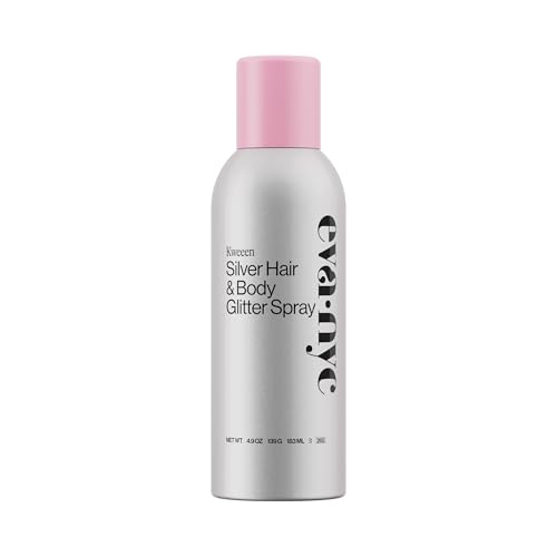 Eva NYC Silver Hair & Body Glitter Spray - 4.9 oz