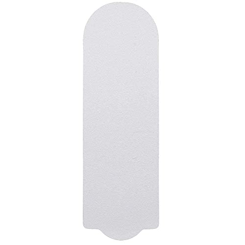 ForPro Pedicure File Refill Pads - 180 Grit White, 1.25" x 4" (50-Count)