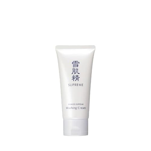 SEKKISEI Supreme Washing Cream, Soft Foam Facial Cleanser, 4.9 Ounce