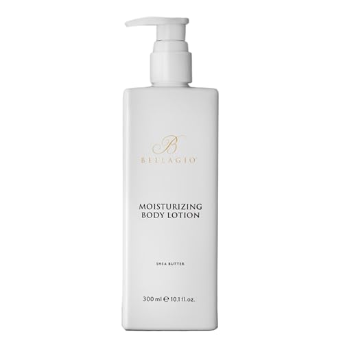 Bellagio Moisturizing Body Lotion - Hydrating Shea Butter - Scented with Cedarwood, Green Mandarin, Lavender - Vegas Hotel Body Lotion - 10 oz