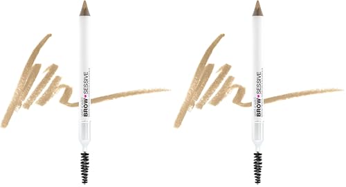 wet n wild Brow-Sessive Brow Pencil Duo with Spoolie, Taupe