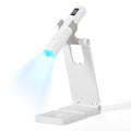 SAVILAND Rechargeable UV LED Handheld Nail Lamp - Silver, Portable Gel Curing Light