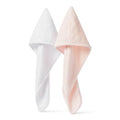 Microfiber Hair Towel Wrap, Quick Dry, 2-Pack