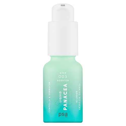 PSA - LIQUID PANACEA Centella & Kombucha Firming Booster | White Tea, Bisabolol, Hyaluronic Acid | Suitable for All Skin Types (15 mL | 0.5 oz)