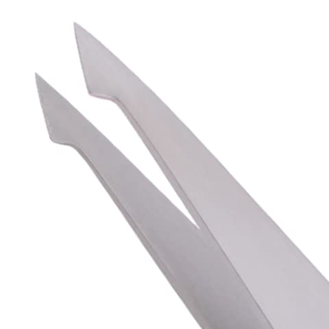 German Stainless Steel Twin Tweezers - Slant & Pointed Tips