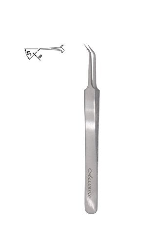 Eyelash Extension Tweezers 45° - Volume Lashes 3D, 5D, 6D