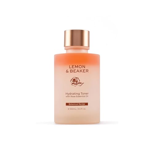 Lemon & Beaker Pore-Reducing Toner - Alcohol-Free, Vegan Face Toner for Soothing & Hydrating Skin, Minimizes Large Pores, 3.5 fl oz, Made in New Zealand