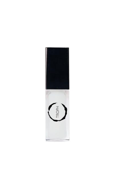 TROPH Tinted Lip Oil with Vitamin E & Jojoba - Clear Coconut, 1 Fl Oz