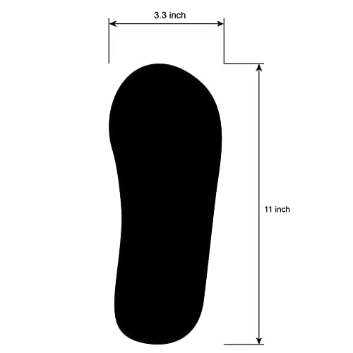 CHNELSS 30Pairs Professional Spray Tan Feet Pads - Disposable Foam Feet Protectors for Tanning Salon Hygienic & Comfortable Feet for Spray Tanning - Spray Tan Foot Covers for Tanning Tent(Black)