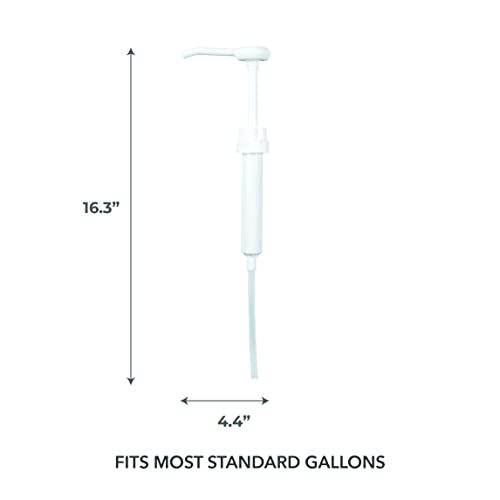 Ginger Lily Farms Gallon Pump Dispenser – 1 Ounce Per Pump, Fits Most Standard Gallon Bottles - Pack of 1