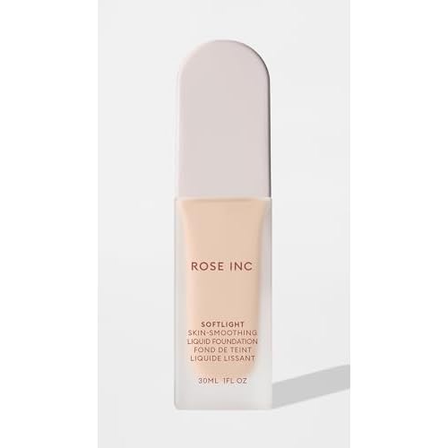 Rose Inc Women's Softlight Skin-Smoothing Liquid Foundation, 4W Light Warm, 1 oz / 30 ml