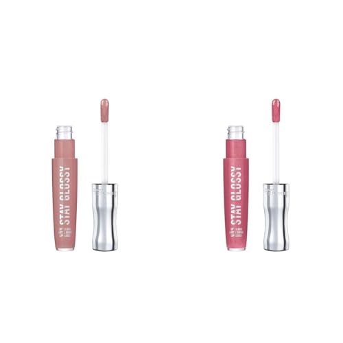 Rimmel Stay Glossy Lip Gloss Bundle - 2 Shades