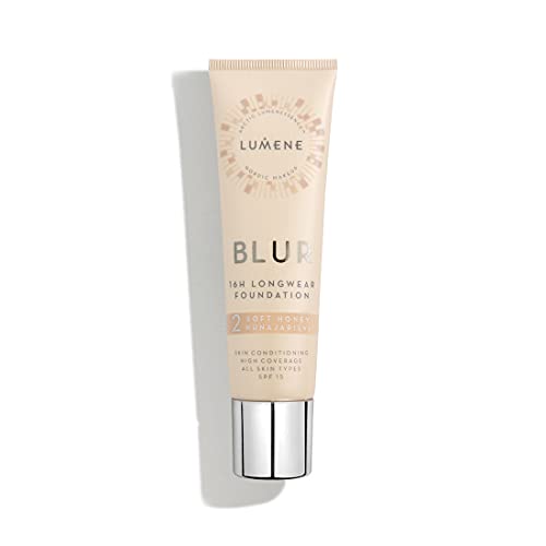 Lumene Longwear Blur Foundation - SPF 15 2 Soft Honey