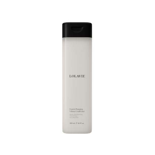 LolaVie Peptide Plumping Volume Conditioner 8.5 oz - 5x Fuller Hair, Vegan & Cruelty-Free