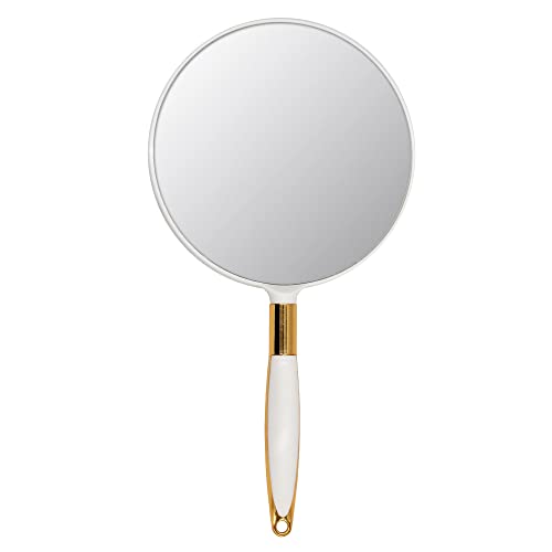 Round Hand Mirror for Makeup & Hair Styling, 6.9in