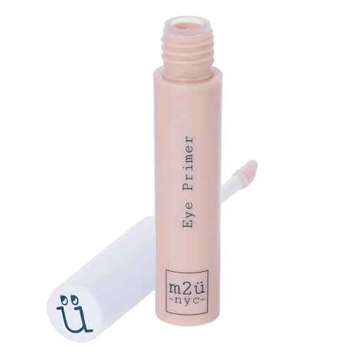 M2U NYC Hydrating Eye Primer ? Preps Eyelids for Intense Eyeshadow Colors, Long-Lasting, Crease-Free Wear, Smudge-Proof, Lightweight Eye Shadow Primer - Non-Greasy Gripping Formula for Wrinkle-Filling