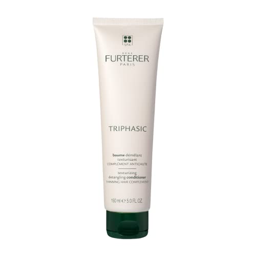 Rene Furterer Triphasic Texturizing Conditioner - Strengthens Hair and Increases Volume for Men and Women with Thinning Hair - Plant-Based Formula - Sulfate, Paraben, Silicone-Free - 5 fl. oz.