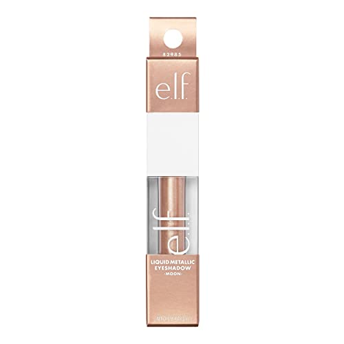 e.l.f. Liquid Metallic Eyeshadow - Moon, 0.1 fl oz