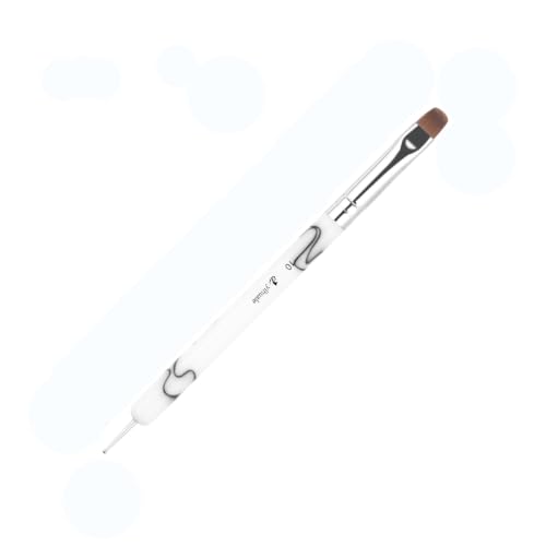 French Nail Brush 2-in-1 with Dotting Tool for Manicure