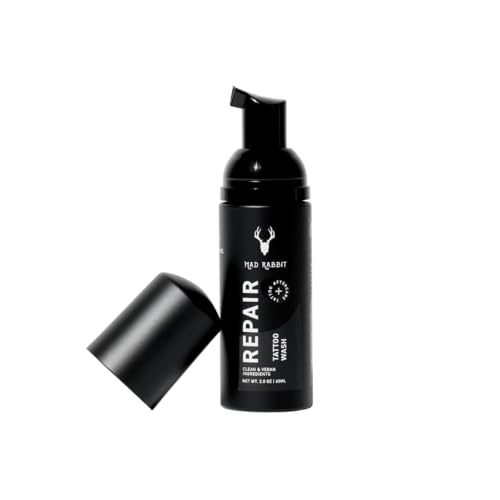 Mad Rabbit Tattoo Aftercare Soap, Fragrance-Free Foam Wash 2 oz