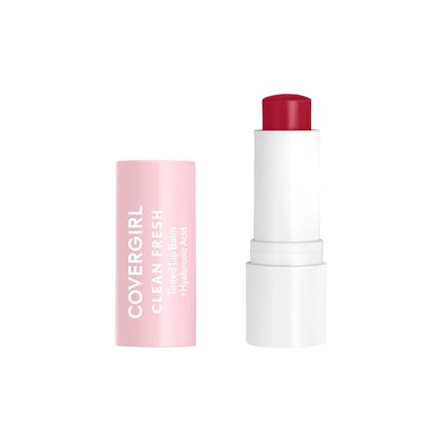 CoverGirl Clean Fresh Tinted Lip Balm, Hydrating Vegan Formula