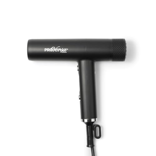 Jerdon Hair Dryer with High Speed Low Noise Brushless Motor for Fast Drying and Includes Acessories - JHD100KB