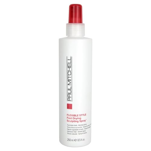Paul Mitchell Fast Drying Sculpting Spray, Medium Hold, Touchable Finish, For All Hair Types, 33.8 Fl Oz + Mini 8.5 Fl Oz