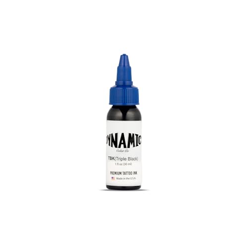 Dynamic Color Triple Black Tattoo Ink, 1 oz Bottle