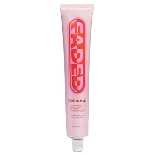 Topicals Faded Brightening and Clearing Serum | Reduces Discoloration, Post-Blemish Marks, Scars and Spots | Contains Kojic Acid and Niacinamide | Dermatologist-tested, Vegan, Cruelty-Free (1.7 Fl Oz)