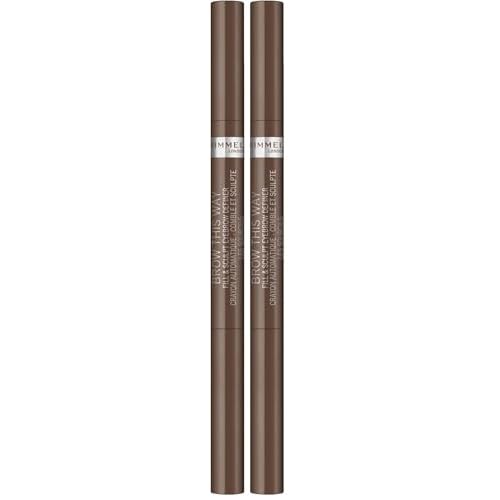 Rimmel Wow Wings Mascara, Long-Wearing, Volumizing, Smudge-Proo, 003, Extreme Black, 0.4oz (Pack of 2)
